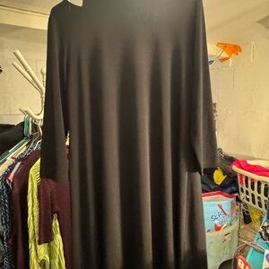 CLARA SUNWOO Black Long Sleeve Dress, Medium